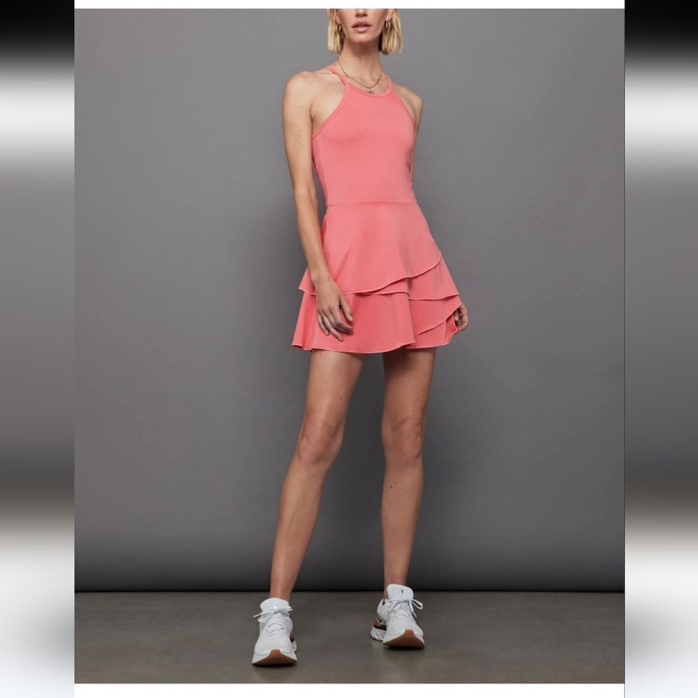 EleVen By Venus Williams Cosmos Quick-Dry Tennis Dress Sun Kissed Coral …